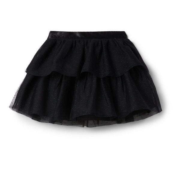 Janie&Jack Dot Tiered Tulle Skirt - Picture 3 of 9